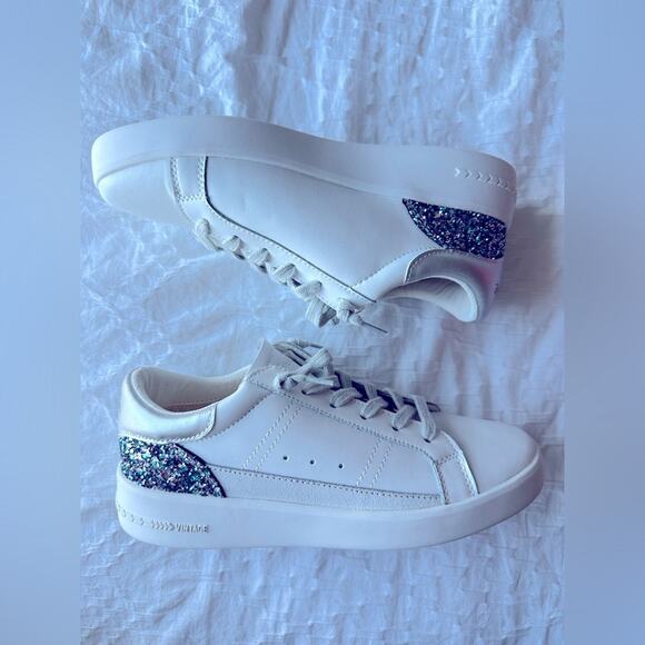 JONA BY VINTAGE HAVANA WHITE/MULTI GLITTER SIZE 7 New - Picture 7 of 11
